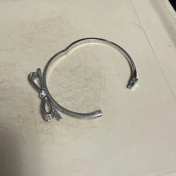 Kate Spade Silver Ribbon Bracelet - Picture 3 of 3